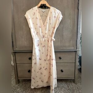 Joie 100% silk wrap dress